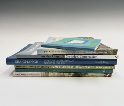 Lot 1313 - Collection of seven cornish art paperback books