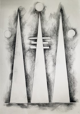 Lot 1208 - Peter THURSBY (1930-2011) Untitled Graphite,...