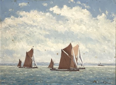 Lot 1237 - Hugh Boycott BROWN (1909-1990) Spritsail...