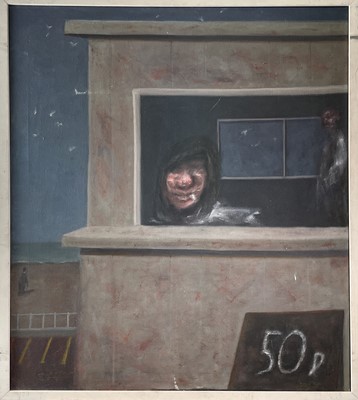Lot 353 - Julian DYSON (1936-2003) The Parking Attendant...