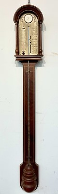 Lot 2909 - A reproduction mahogany and line inlaid...