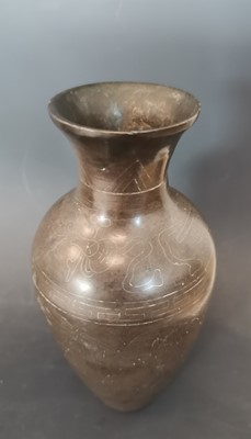 Lot 5 - A 19th century Chinese bronze vase with...
