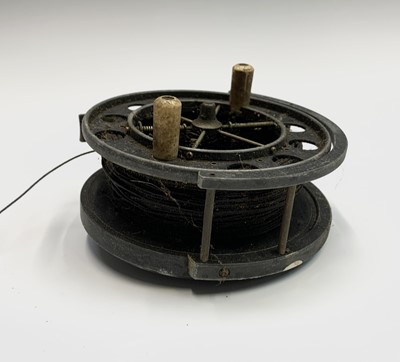 Lot 141 - An Allcock & Co centre pin Aerial fishing reel,...