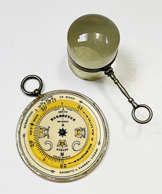 Lot 421 - A Negretti & Zambra pocket forecaster, the...