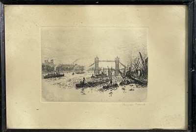 Lot 1225 - James GRANT Two London etchings