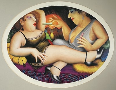 Lot 1122 - Beryl COOK (1926-2008) Sultry Afternoon...