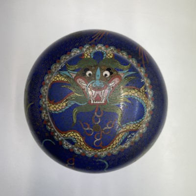 Lot 156 - A Chinese cloisonne ginger jar and cover,...
