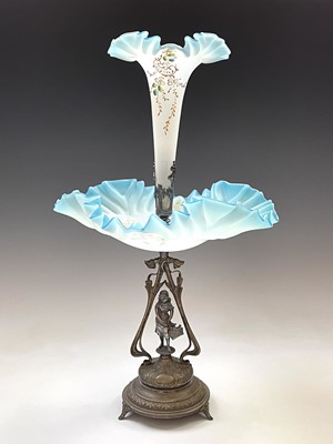Lot 95 - A Victorian centrepiece epergne, with silver...
