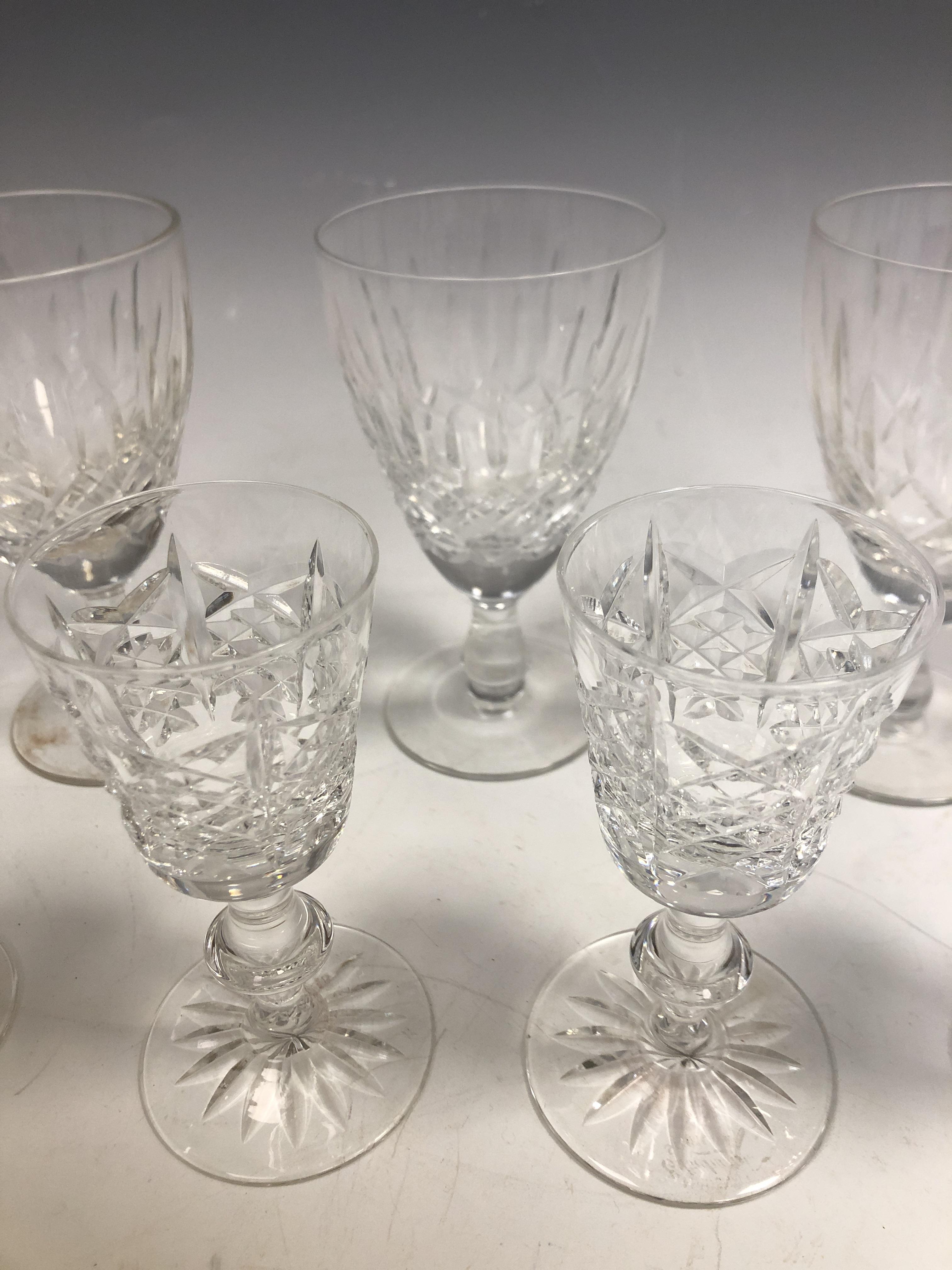 Lot 75 - Edinburgh crystal glasses.