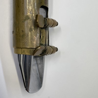 Lot 458 - A gilt lacquered tenor saxophone, by C.G.Conn,...