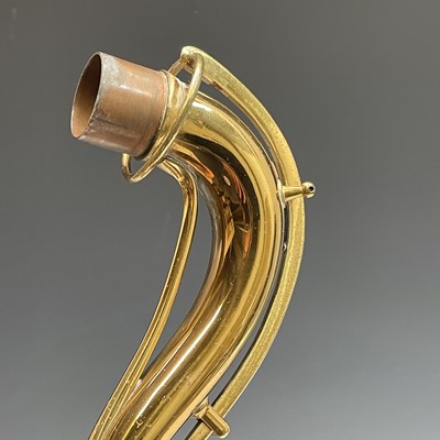 Lot 458 - A gilt lacquered tenor saxophone, by C.G.Conn,...