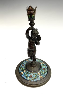 Lot 288 - An Art Nouveau style bronze of a kneeling...