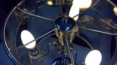 Lot 24 - A pair of stylish contemporary table lamps,...
