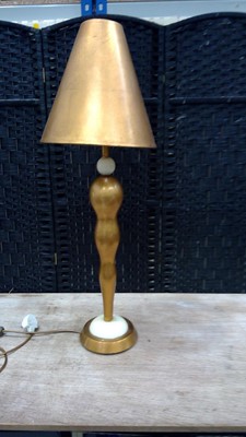 Lot 27 - A table lamp, height 86cm.