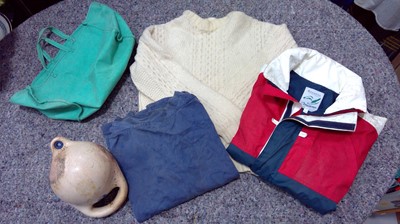 Lot 38 - Wollen Jumper size S/M, A smock with front...