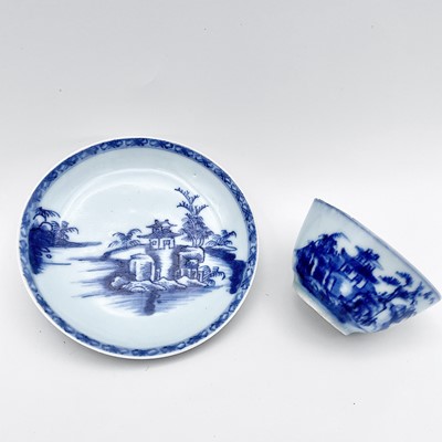 Lot 144 - A Chinese blue and white porcelain tea bowl...