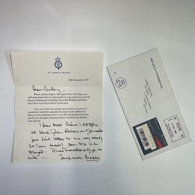 Lot 195 - Autographs/Royal Memorabilia - A signed letter...