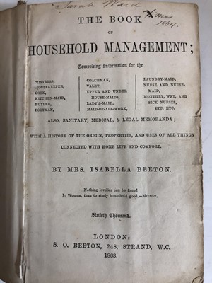 Lot 18 - ISABELLA BEETON, The Book of Household...