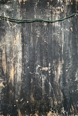 Lot 120 - A rare Chinese carved wood opium den sign,...