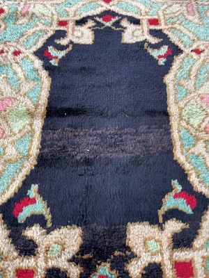 Lot 1219 - An Art Deco rug, circa 1930, possibly Balkan...