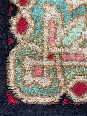 Lot 1219 - An Art Deco rug, circa 1930, possibly Balkan...