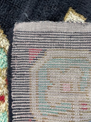Lot 1219 - An Art Deco rug, circa 1930, possibly Balkan...