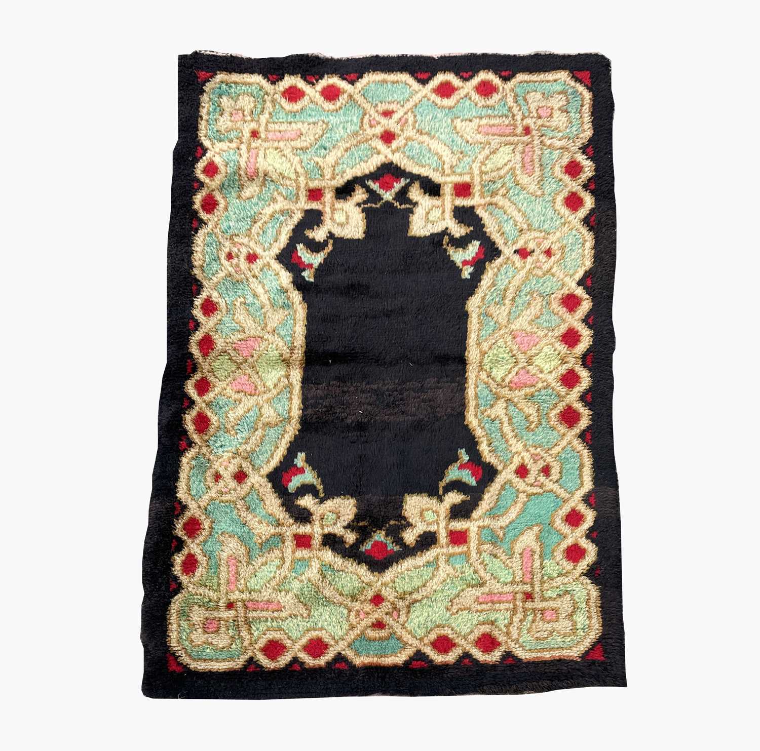 Lot 1219 - An Art Deco rug, circa 1930, possibly Balkan...
