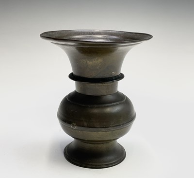 Lot 155 - A Chinese bronze spittoon, Qing Dynasty,...