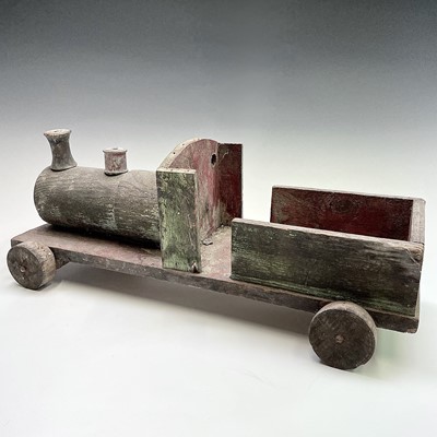 Lot 156 - An early 20th Century painted wooden model of...