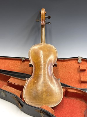 Lot 148 - A violin, labelled for 'R.W.Berry, 1912, Maker...