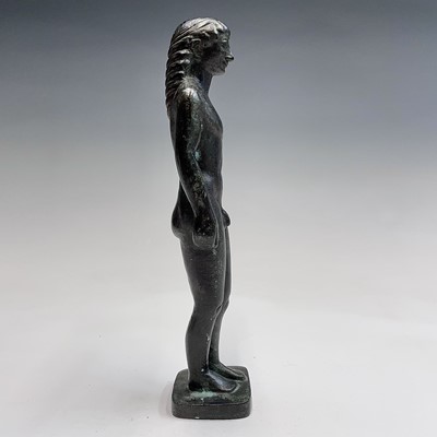 Lot 183 - A Grand Tour bronze figure of a male nude....