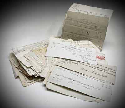 Lot 162 - An interesting collection of papers relating...