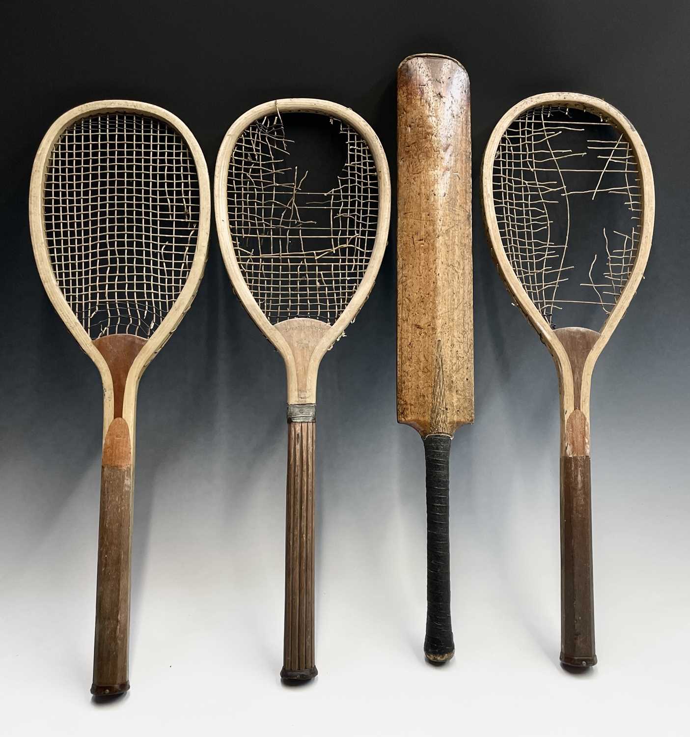 Lot 185 - Vintage sports items - A 19th century Lunn's...