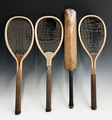Lot 185 - Vintage sports items - A 19th century Lunn's...