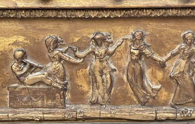 Lot 3178 - A Regency gilt gesso landscape overmantel...