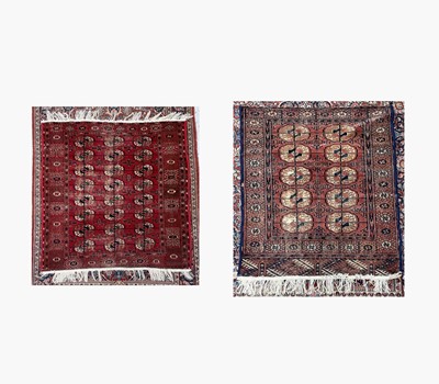 Lot 1229 - A Tekke rug, Turkmenistan, circa 1900, the...