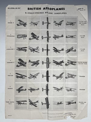 Lot 214 - Six original WWII posters prepared by the...