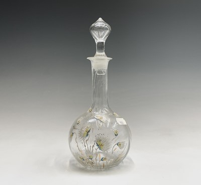 Lot 947 - A 19th century cut glass water jug with...