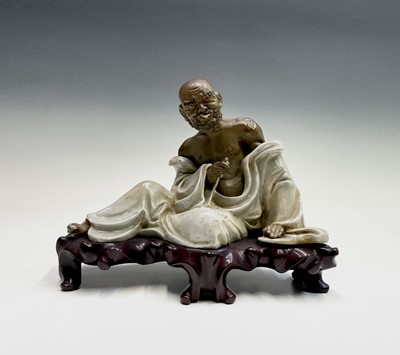 Lot 193 - A 20th century Chinese Shiwan porcelain figure...