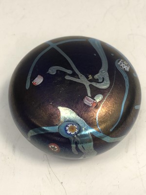 Lot 42 - A Peter St Claire art glass paperweight signed...