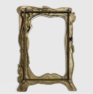 Lot 210 - An Art Nouveau brass photograph frame cast...