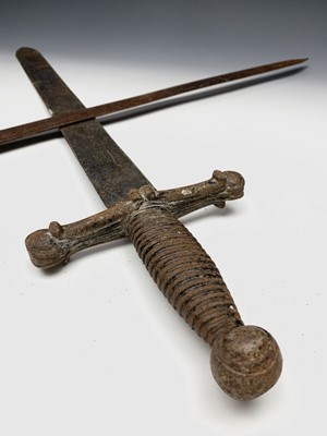 Lot 263 - A reproduction Medieval style sword with...