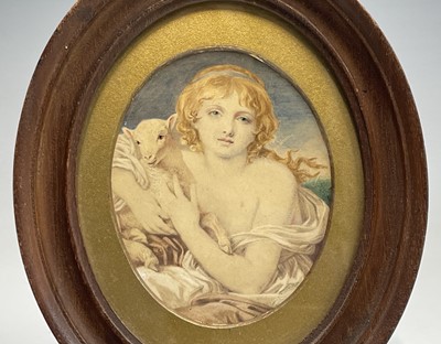 Lot 1436 - After Jean-Baptiste Greuze Half length...