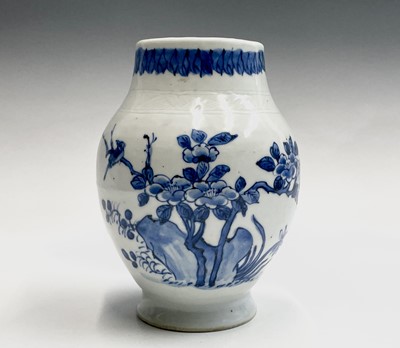 Lot 231 - A Chinese blue and white porcelain jar,...