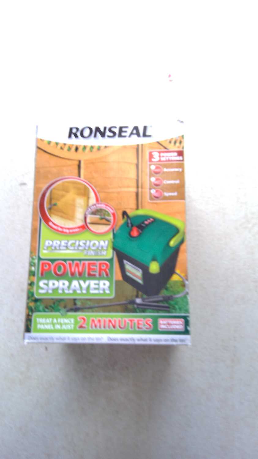 Lot 260 RONSEAL Precision Finish Power Sprayer