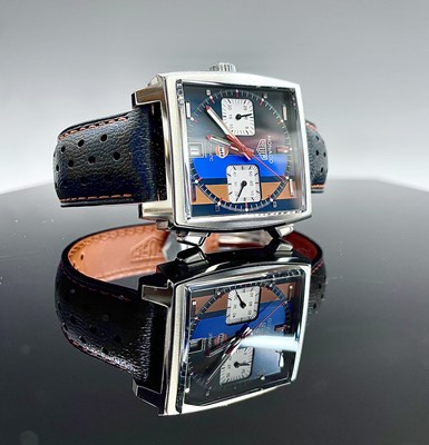 Lot 12 - A TAG Heuer Monaco Gulf Special Edition...