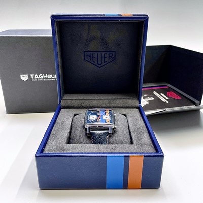 Lot 12 - A TAG Heuer Monaco Gulf Special Edition...