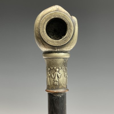 Lot 242 - A Chinese opium pipe, late 19th/early 20th...