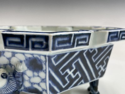 Lot 249 - A Japanese blue and white bowl, Meiji Period,...