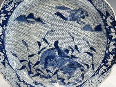 Lot 249 - A Japanese blue and white bowl, Meiji Period,...